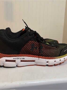 Under Armour Men’s Hovr Infinite Sneakers - Black with Orange and Yellow Details